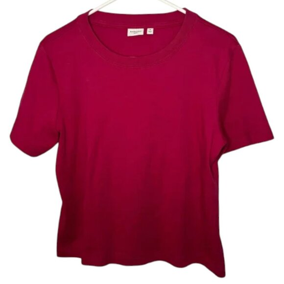 Babaton fuchsia short sleeve crew neck tee size M - Picture 2 of 4
